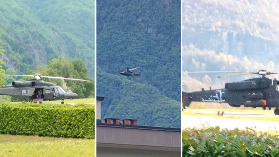 Elicotteri da combattimento sui cieli dell'Ossola: i comitati chiedono chiarezza 